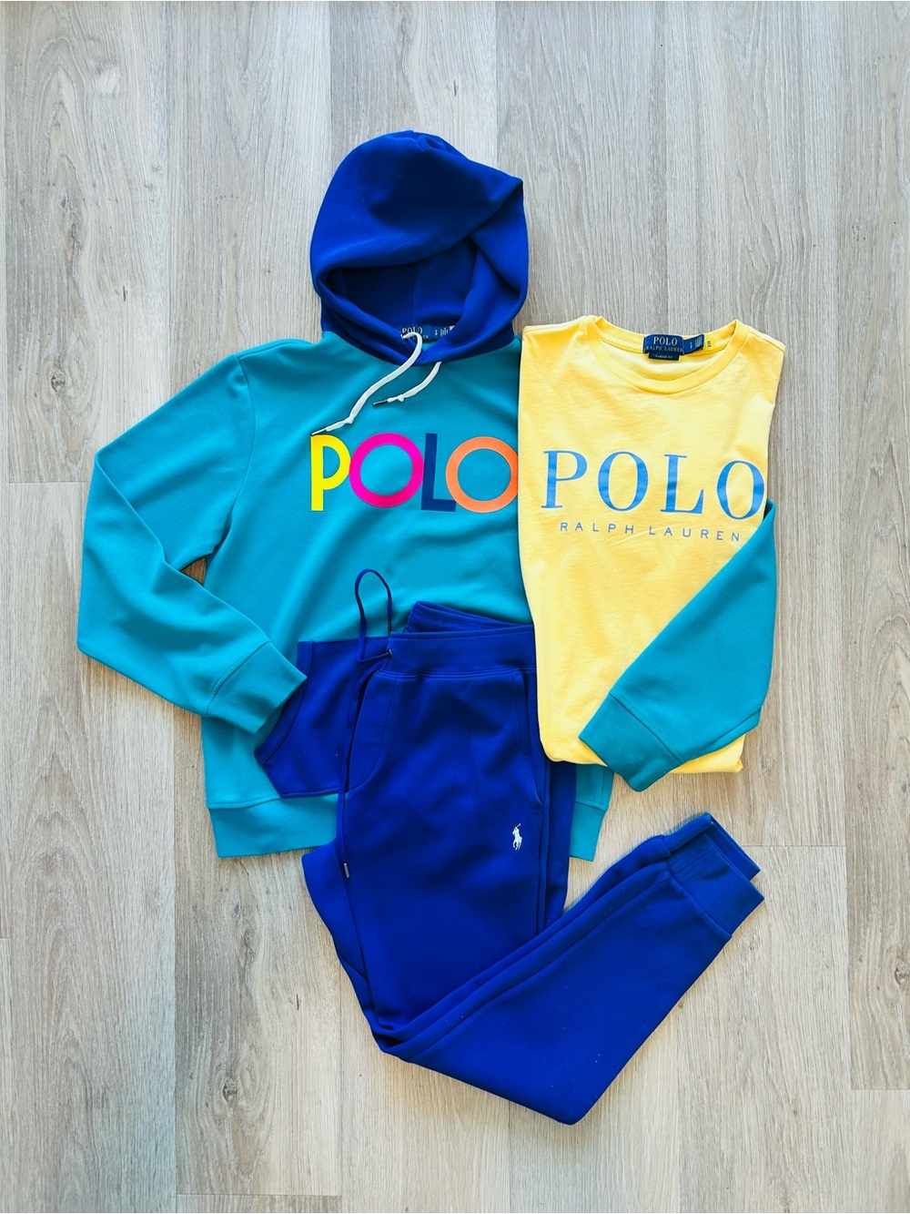Polo Ralph Lauren Bold Logo Hoodie/Joggers/T-Shirt Combo